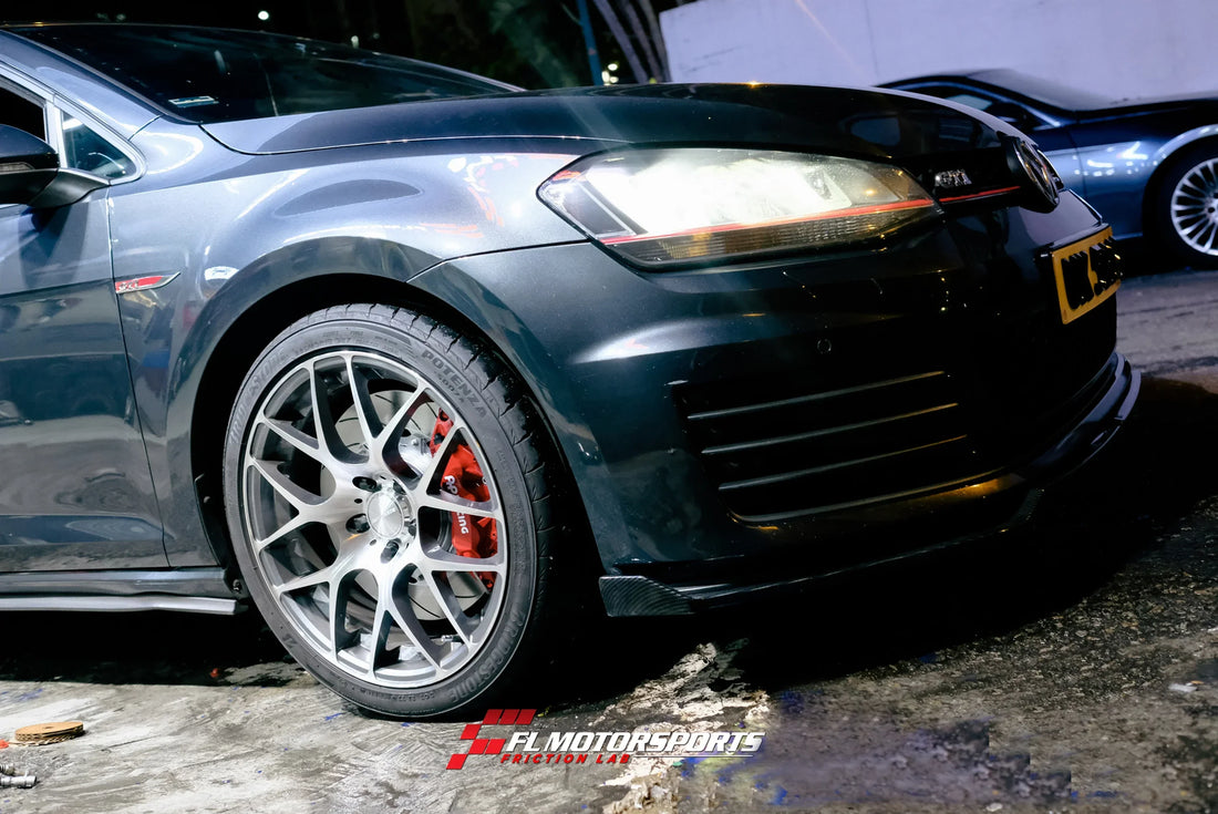 【 MK7 GOLF GTI 制動升級】AP RACING 9040 六活塞正廠套裝・355mm高性能碟實測