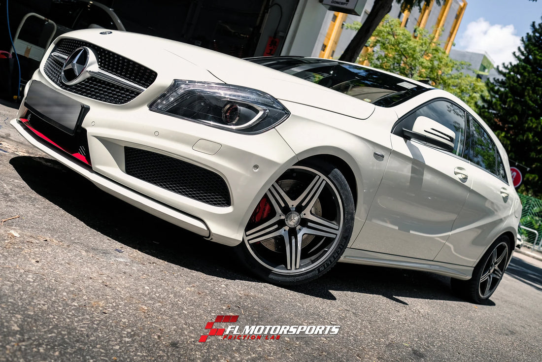 【Mercedes-Benz A250 (W176) 制動升級】A45 AMG 前四活塞煞車套裝直上安裝｜原廠性能・無縫升級方案