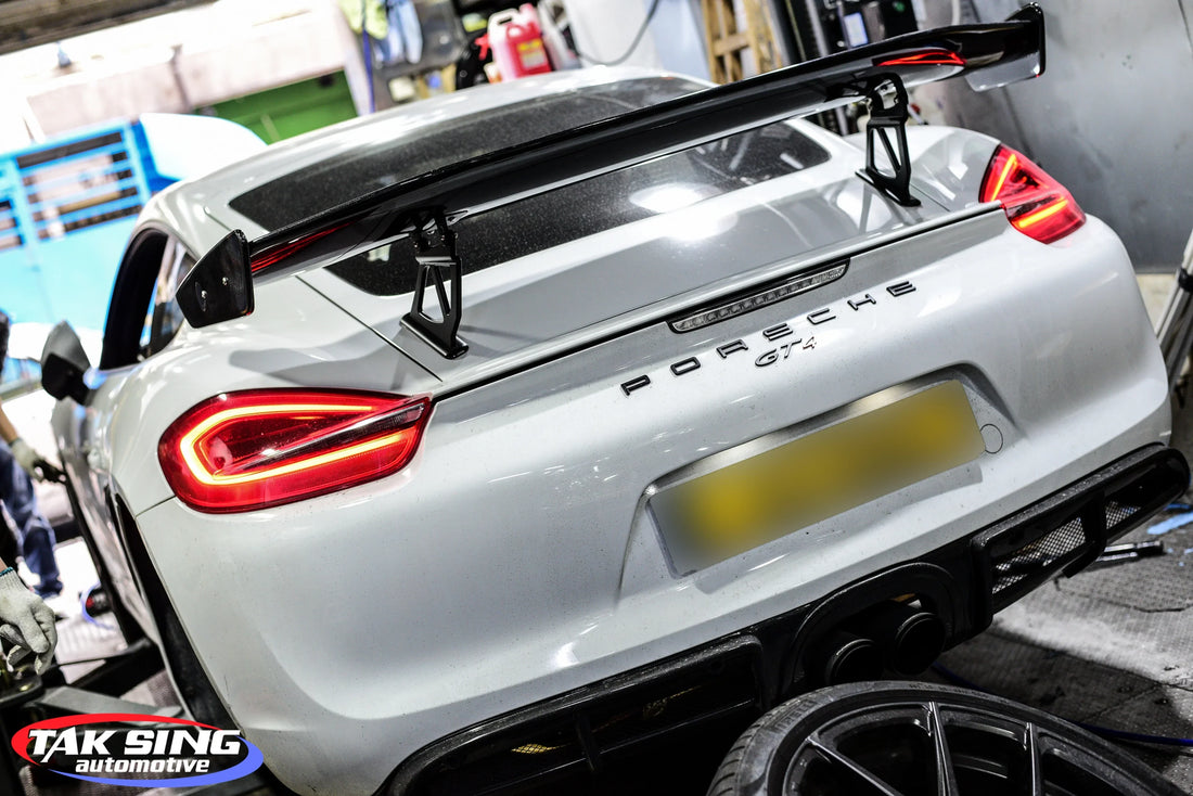 【Porsche Cayman 制動系統升級 】BREMBO OEM 前六後四競技套裝