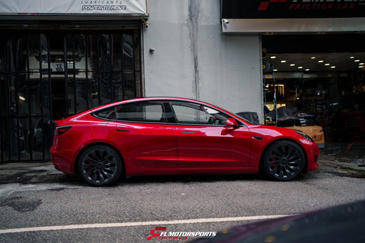 【TESLA MODEL 3 PERFORMANCE 底盤優化方案】RS-R 日本製高性能避震改善計劃｜專為「不想改車」的您而設